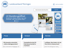 Tablet Screenshot of kfz-th.de